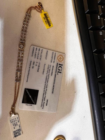 DIAMOND-BRACELE,22K (DBRC-00321)