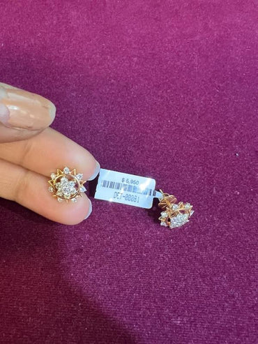 DIAMOND-EAR TOP,18K (DET-00081)