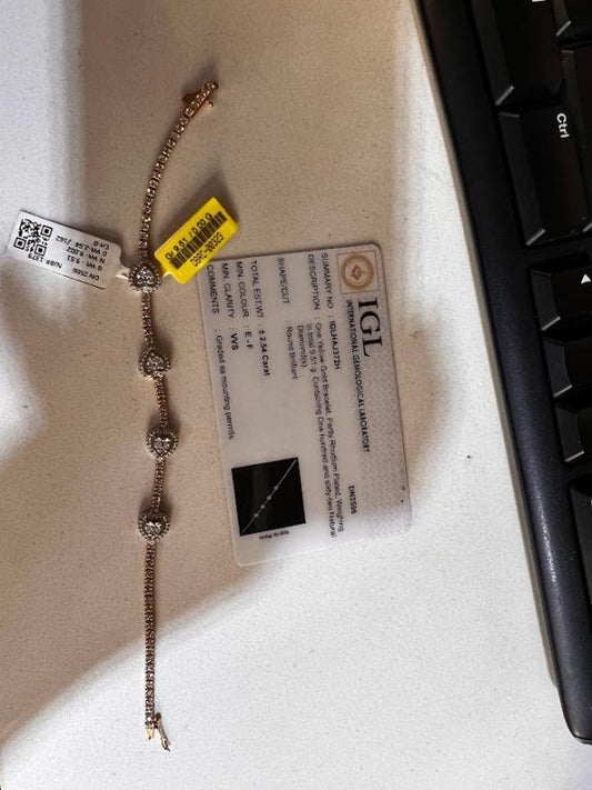 DIAMOND-BRACELE,22K (DBRC-00323)