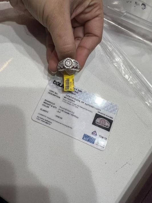 DIAMOND-RING,18K (DRG-10019)