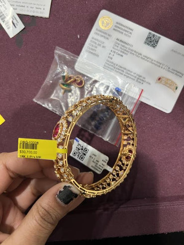 DIAMOND-BANGLES,18K (DBG-10008)