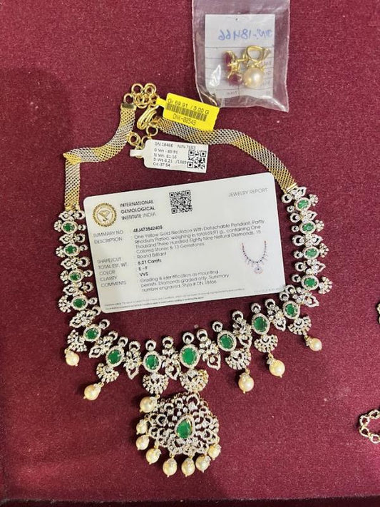 DIAMOND-NECKLACE,18K (DNK-00549)