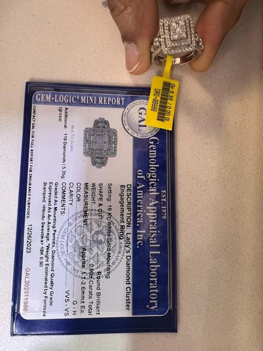 DIAMOND-RING,18K (DRG-00888)