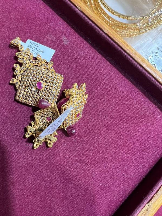 DIAMOND-PENDANT SET,22K (DPS-00089)