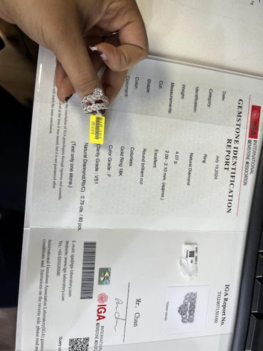 DIAMOND-RING,18K (DRG-01010)