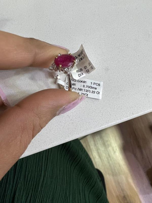 DIAMOND-RING,18K (DRG-00481)