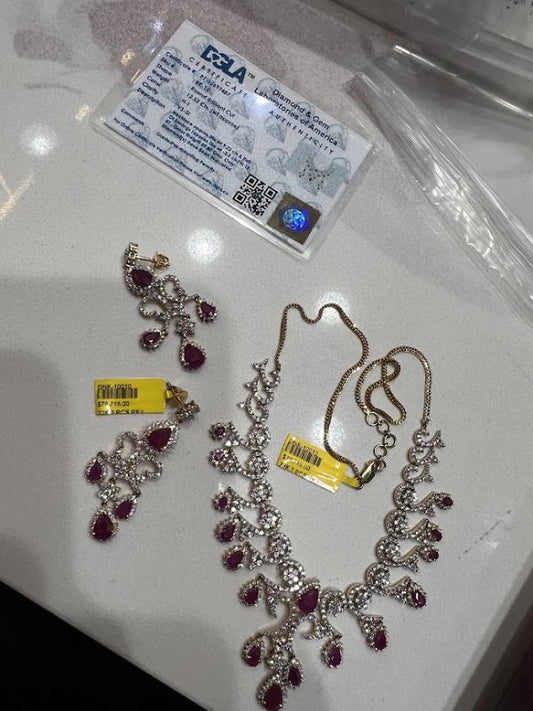 DIAMOND-NECKLAC,22K (DNK-10010)