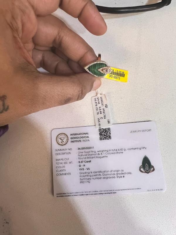 DIAMOND-RING,18K (DRG-00879)