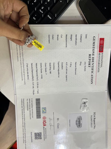 DIAMOND-RING,18K (DRG-01006)