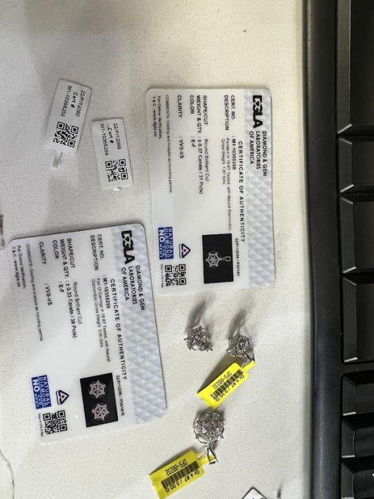 DIAMOND-PENDANT SET,18K (DPS-00232)